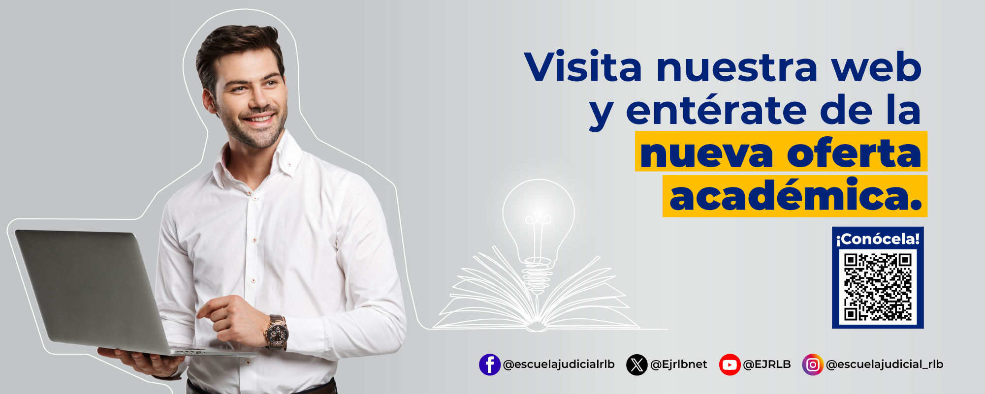 NUEVA OFERTA ACADÉMICA VIRTUAL 2023 ESCUELA JUDICIAL “RODRIGO LARA BONILLA”