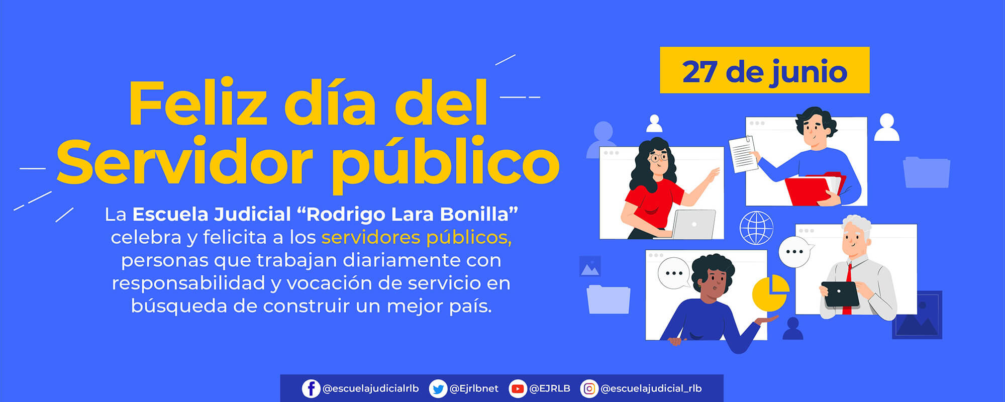 Feliz día del Servidor Público