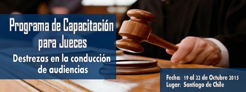 programa, capacitación, jueces, chile 