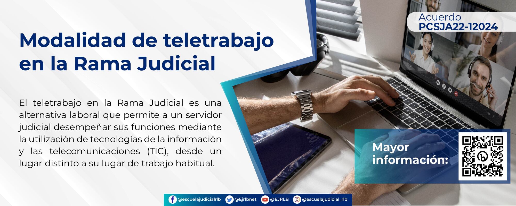 Modalidad de teletrabajo en la Rama Judicial