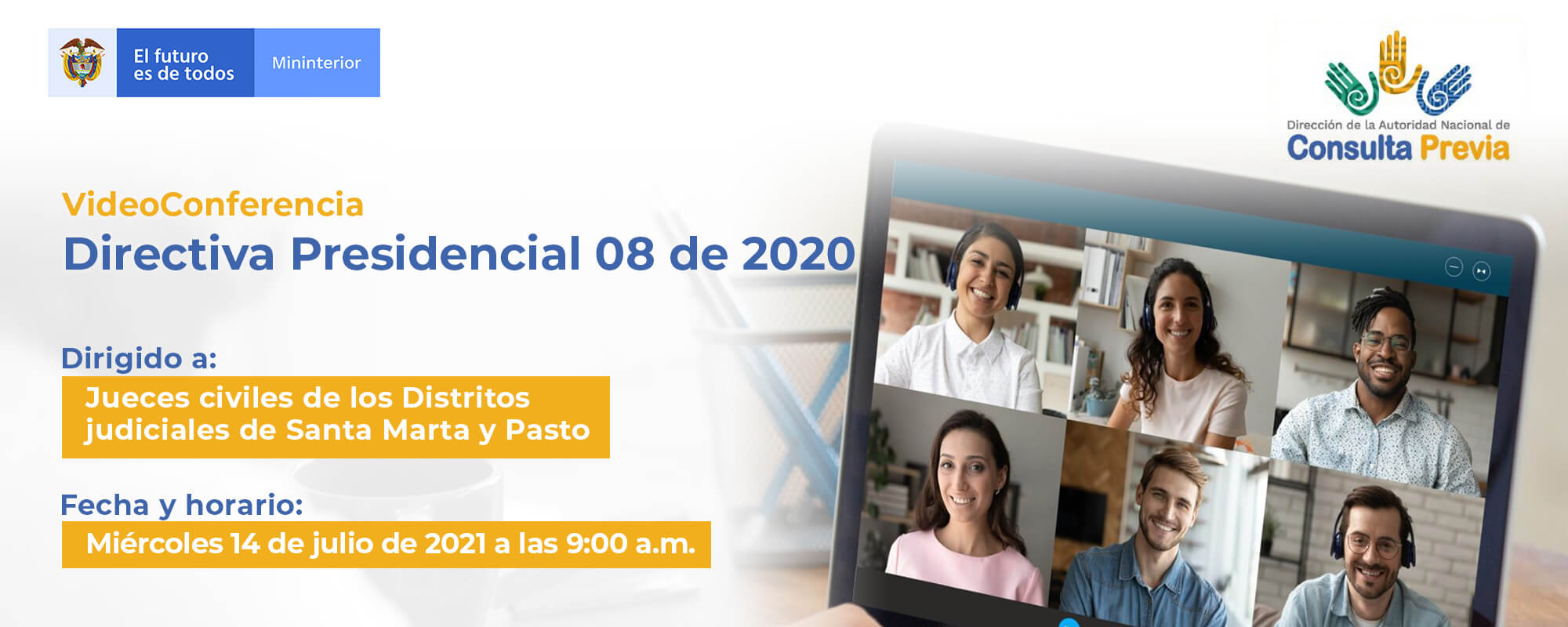 VIDEOCONFERENCIA “Directiva Presidencial 08 de 2020"