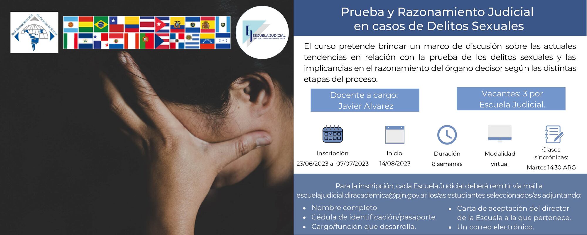 CURSO PRUEBA Y RAZONAMIENTO JUDICIAL EN CASOS DE DELITOS SEXUALES