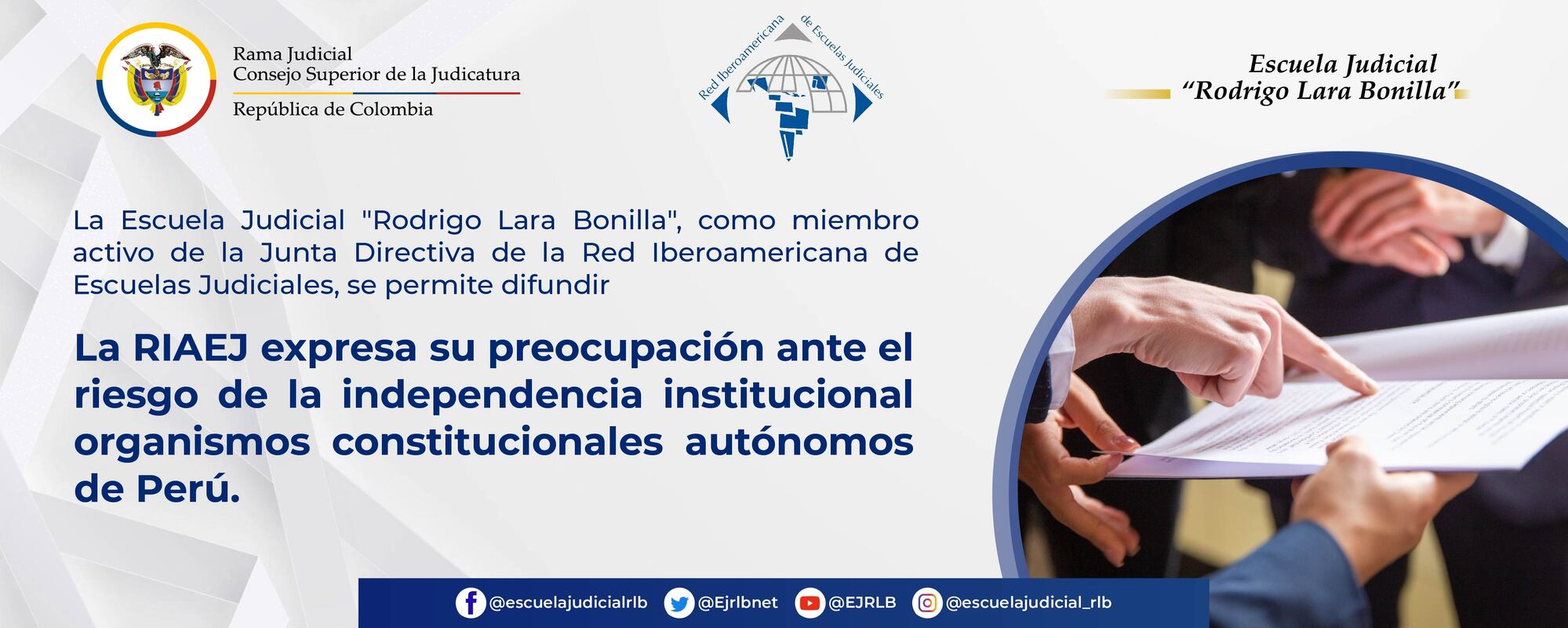 Comunicado Junta Directiva RIAEJ